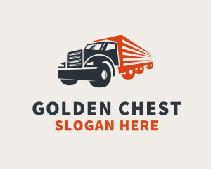 Cargo Truck Transport   logo design