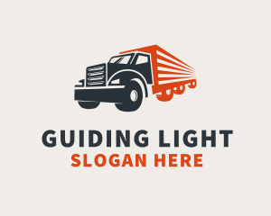 Cargo Truck Transport   logo design