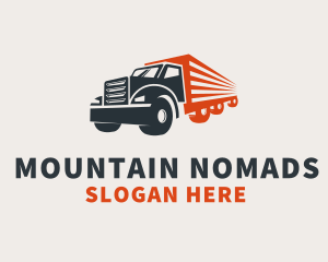 Cargo Truck Transport   logo design