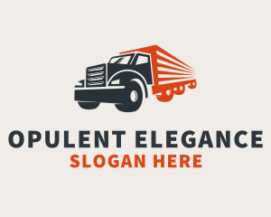 Cargo Truck Transport   logo design