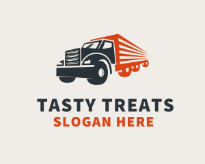 Cargo Truck Transport   logo design