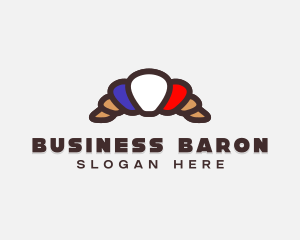 French Croissant Bread  Logo