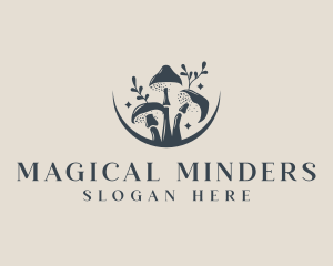 Mushroom Organic Nature logo design