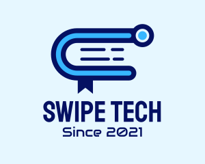 Tech Book Bookmark logo design