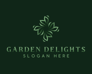 Natural Herbal Garden logo design