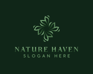 Natural Herbal Garden logo design