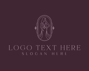 Elegant Woman Gown logo