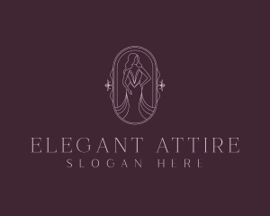 Elegant Woman Gown logo