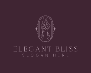 Elegant Woman Gown logo