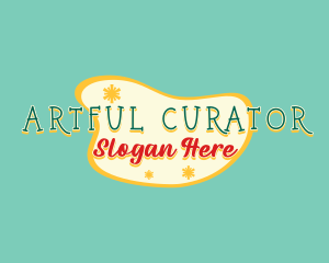 Retro Art Boutique logo design