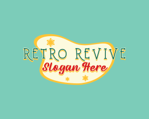 Retro Art Boutique logo design