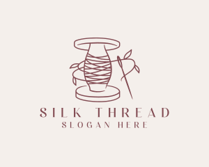 Sewing Leaf Thread Needle logo