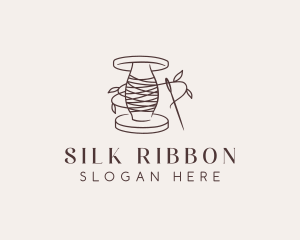 Sewing Thread Needle logo design