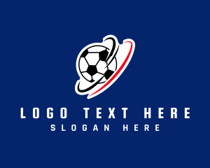 Spinning Soccer Ball logo