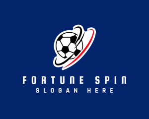 Spinning Soccer Ball logo design