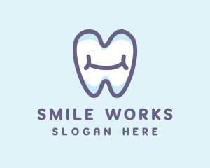 Smiling Tooth Dentist logo design