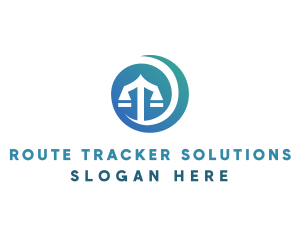 Modern Legal Scales logo design