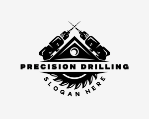 Carpentry Drill Repair logo design