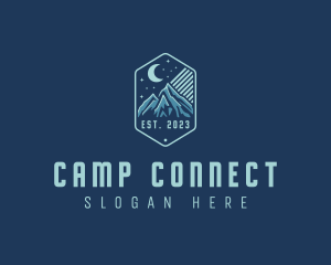 Mountain Peak Camp logo design