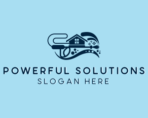 House Window Power Wash logo design