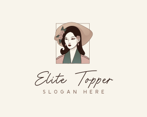 Asian Woman Fashion Logo