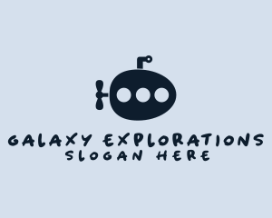 Egg Submarine Travel logo design