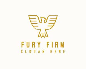 Firm Eagle Crest logo design