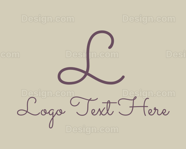 Fashion Elegant Feminine Logo