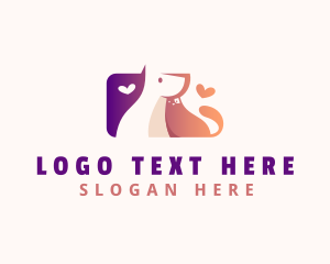 Dog Cat Veterinarian logo