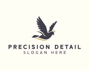 Royal Dove Bird  logo design