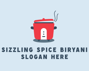 Steaming Rice Cooker logo design