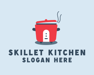 Steaming Rice Cooker logo design