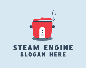 Steaming Rice Cooker logo design