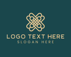 Ornament - Luxe Ornament Letter X logo design