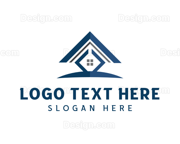 Geometric House Realtor Logo