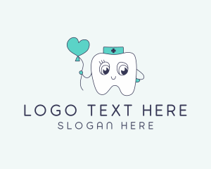 Cute Dental Tooth Logo