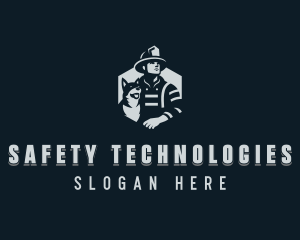Fireman Dog Safety logo