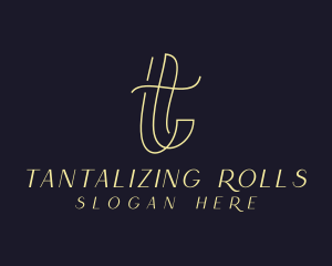 Ribbon Fashion Formal Attire logo design