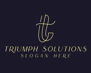 Ribbon Fashion Formal Attire logo design