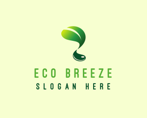 Organic Leaf Eco logo design