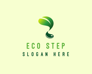 Organic Leaf Eco logo design