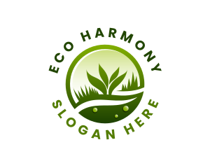 Eco Plant Landsacping logo design