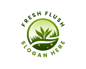 Eco Plant Landsacping logo design