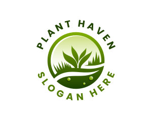 Eco Plant Landsacping logo design