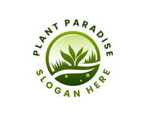 Eco Plant Landsacping logo design