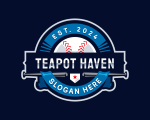 Baseball Sports League logo design