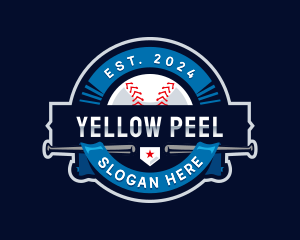 Baseball Sports League logo design