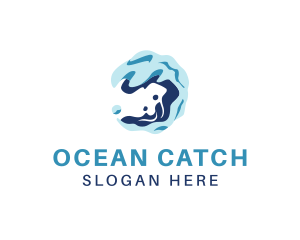 Ocean Wave Resort logo design