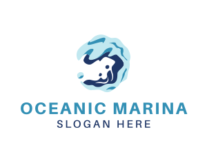 Ocean Wave Resort logo design