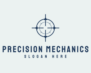 Target Crosshair Marksmanship logo design